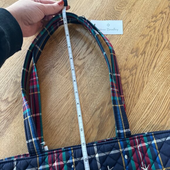 Vera Bradley Holiday Scottie Dog Small Vera Tote NWT - Picture 9 of 10